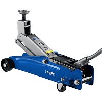 картинка зубр профессионал домкрат гидравлический подкатной t77, 3т, 192-533мм, [43055-3] от магазина Tovar-RF.ru