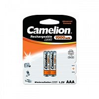 картинка Camelion   AAA-1000mAh Ni-Mh BL-2 (NH-AAA1000BP2, аккумулятор,1.2В) (2 шт. в уп-ке) от магазина Tovar-RF.ru