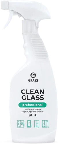 картинка GRASS 125552 Clean Glass Professional для стекол и зеркал (флакон 600мл) от магазина Tovar-RF.ru