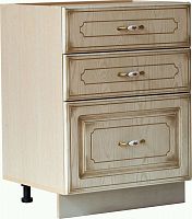 картинка Кухонный модуль БИТЕЛ АНЖЕЛИКА СТР 600/3 фасад ясень/патина,каркас-дуб молочный (модуль с тремя ящиками) БИТЕЛ АНЖЕЛИКА СТР 600/3 фасад ясень/патина,каркас-дуб молочный (модуль с тремя ящиками) от магазина Tovar-RF.ru