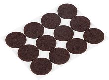 картинка Накладки-протекторы РЫЖИЙ КОТ Накладки-протекторы для мебели самоклеящиеся 12шт 28мм, коричневый (105204) от магазина Tovar-RF.ru