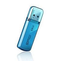 картинка silicon power usb drive 64gb helios 101 sp064gbuf2101v1b {usb2.0, blue} от магазина Tovar-RF.ru