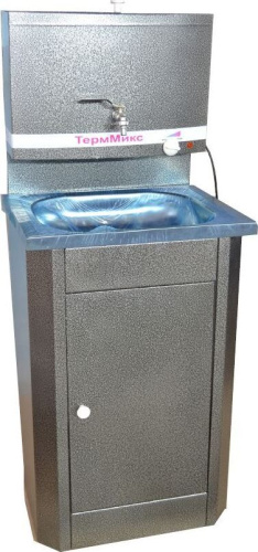 картинка Умывальник ТЕРММИКС Умывальник с ЭВН нерж. Серебро ТЕРММИКС Умывальник с ЭВН нерж. Серебро от магазина Tovar-RF.ru