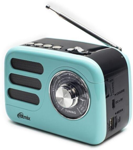 картинка радиоприемник ritmix rpr-033 azure от магазина Tovar-RF.ru