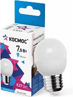 картинка Лампа светодиодная КОСМОС LKECLED7.5WGL45E2745 от магазина Tovar-RF.ru