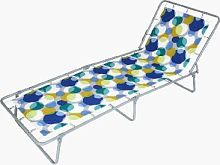 картинка Кровать раскладная "Стефания" жест.с 85 OLSA СТЕФАНИЯ С85А матрац жесткий от магазина Tovar-RF.ru