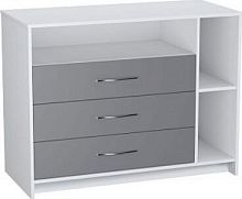 картинка комод polini комод polini kids simple 2110, белый-серый (2кор) polini комод polini kids simple 2110, белый-серый (2кор) от магазина Tovar-RF.ru