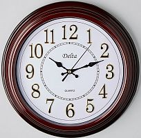 картинка Часы настенные DELTA DT7-0008 29,7*29,7*4,7см от магазина Tovar-RF.ru