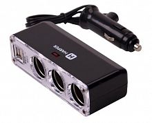 картинка разветвитель harper dp-096 разветвитель на 3 выхода + 2 usb от магазина Tovar-RF.ru