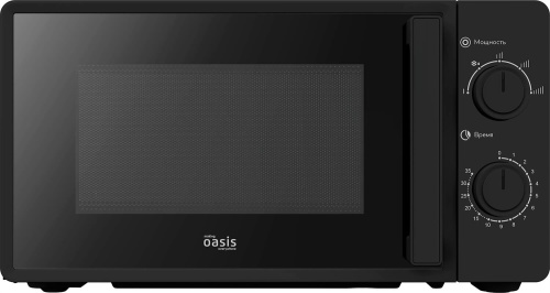 картинка микроволновая печь oasis mw-70rb 20л. черный oasis mw-70rb 20л. черный от магазина Tovar-RF.ru