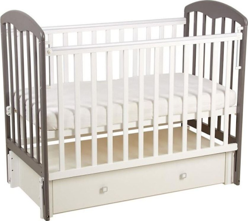 картинка кровать детская фея кровать детская фея 328 белый-графит (1 кор) фея кровать детская фея 328 белый-графит (1 кор) от магазина Tovar-RF.ru