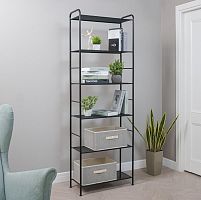 картинка Стеллаж ЗМИ Стеллаж "Валенсия 26" (Черный) СТВ26 Ч ЗМИ Стеллаж "Валенсия 26" (Черный) СТВ26 Ч от магазина Tovar-RF.ru