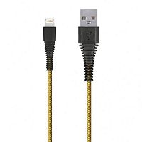 картинка кабель smartbuy (ik-520n-2 yellow) usb - 8-pin, "карбон" - 2.0 м, желтый от магазина Tovar-RF.ru