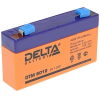 картинка delta dtm 6012 (1.2 а\ч, 6в) свинцово- кислотный аккумулятор   от магазина Tovar-RF.ru