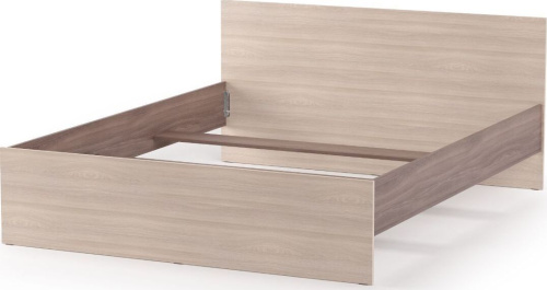 картинка Кровать без основания МЕБЕЛЬ-КОМПЛЕКС Оптима Кровать 1,6 без основания Шимо темный/Шимо светлый МЕБЕЛЬ-КОМПЛЕКС Оптима Кровать 1,6 без основания Шимо темный/Шимо светлый от магазина Tovar-RF.ru