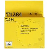 картинка t2 c13t12844010 картридж (ic-et1284) для  epson stylus s22/sx125/sx130/sx420w/office bx305f желтый с чипом от магазина Tovar-RF.ru