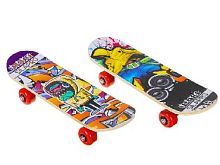 картинка скейтборд silapro скейтборд 43х13см (пласт. крепеж, 5030pvc ) макс. нагрузка 30кг 131-017 от магазина Tovar-RF.ru