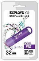 картинка usb флэш-накопитель exployd 32gb-570-пурпурный [ex-32gb-570-purple] от магазина Tovar-RF.ru