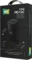 картинка сзу more choice (4620202555762) nc85i 1usb+1type-c 3.0a pd 20w+qc3.0 для lightning 8-pin type-c black от магазина Tovar-RF.ru