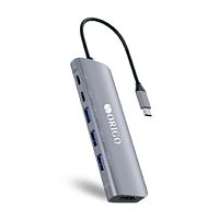 картинка origo ou3360pd/a1a док-станция usb-c 6-в-1 3xusb 3.0, usb-c/pd 3.0, usb-c, hdmi от магазина Tovar-RF.ru