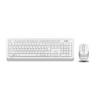 картинка клавиатура и мышь wireless a4tech fg1010 white бело-серая, usb [1147575] от магазина Tovar-RF.ru
