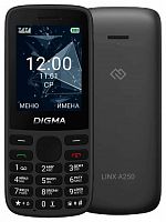 картинка телефон мобильный digma linx a250 128mb black от магазина Tovar-RF.ru