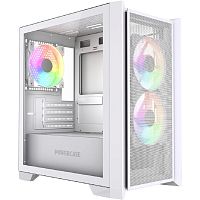 картинка powercase alisio micro z3w argb v2, tempered glass, 3x 120mm argb fan, белый, matx  (camzw-a3-v2) от магазина Tovar-RF.ru
