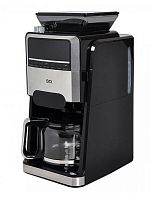 картинка кофеварка капельная со встроенной кофемолкой bq cm3002 черный-стальной от магазина Tovar-RF.ru