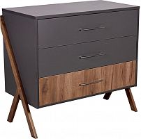 картинка мебель для новорожденных polini комод kids porto 2200 графит-дуб крафт (2 кор.) от магазина Tovar-RF.ru