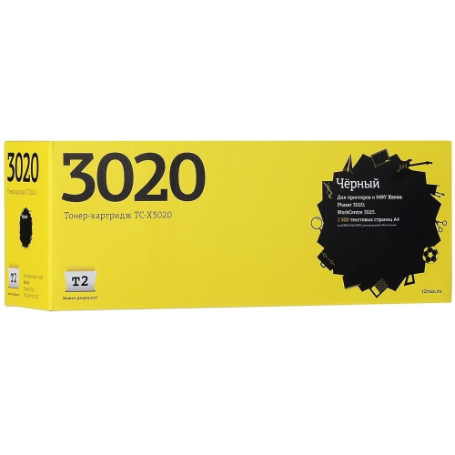 картинка t2 106r02773  картридж (tc-x3020) для xerox phaser 3020/workcentre 3025 (1500 стр.) с чипом от магазина Tovar-RF.ru