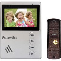 картинка falcon eye kit- vista комплект. видеодомофон: дисплей 4" tft;  механические кнопки; подключение до 2-х вызывных панелей; osd меню; питание ac 220в (встроенный бп)    от магазина Tovar-RF.ru