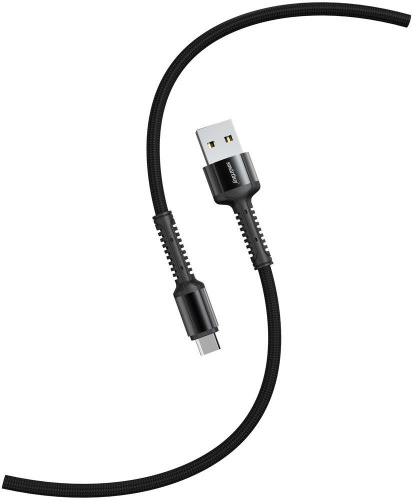 картинка кабель smartbuy (ik-12-s26b) s26 microusb черный.,3 а,qc,нейл.,1м от магазина Tovar-RF.ru