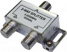 картинка сплиттер сигнал (6449) сплиттер 2-way 5-2050мгц, с проходом по питанию от магазина Tovar-RF.ru