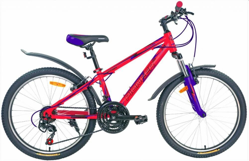 картинка велосипед pioneer captain 24"/12" red-darkblue-blackот магазина Tovar-RF.ru