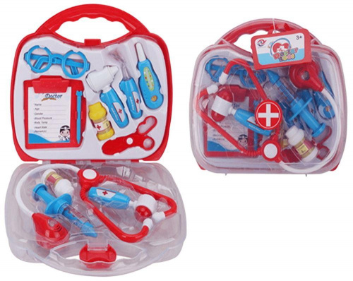 картинка игрушка no name игровой набор доктора в чемодане скорая помощь (28х6х22)(12 предметов) 2311557 пп-00197412 от магазина Tovar-RF.ru