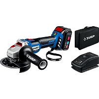 картинка Углошлифовальная машина Зубр AB-125-41 1200Вт 10000об/мин рез.шпин.:M14 d=125мм от магазина Tovar-RF.ru