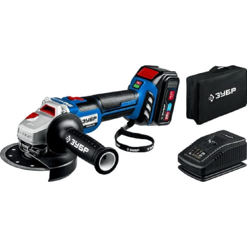 картинка Углошлифовальная машина Зубр AB-125-41 1200Вт 10000об/мин рез.шпин.:M14 d=125мм от магазина Tovar-RF.ru