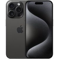 картинка apple iphone 15 pro 256gb black titanium [mtv13] от магазина Tovar-RF.ru