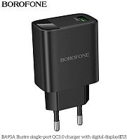 картинка сзу borofone (6941991120428) ba95a сзу 1usb 3.0a qc3.0 18w , черный от магазина Tovar-RF.ru