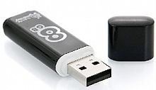 картинка usb флеш smartbuy (sb8gbgs-k) 8gb glossy series black от магазина Tovar-RF.ru