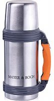 картинка термос mayer&boch 28043 серебристый/оранжевыйот магазина Tovar-RF.ru