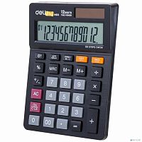 картинка Калькулятор настольный Deli EM01320 черный 12-разр.  [1187623] от магазина Tovar-RF.ru