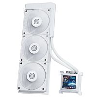 картинка lian li система водяного охлаждения hydroshift lcd 360s (hslcd36sw  white) / 3x120mm pwm fans / g89.ghslcd36sw.r0 от магазина Tovar-RF.ru