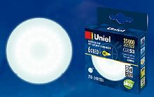 картинка Лампа светодиодная UNIEL (UL-00001669) LED-GX53-6W/NW/GX53/FR PLZ01WH матовая Белый свет от магазина Tovar-RF.ru