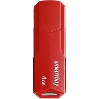 картинка smartbuy usb drive 4gb clue red (sb4gbclu-r)  от магазина Tovar-RF.ru