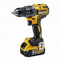 картинка DeWalt DCD 791 P2 Шуруповерт аккумуляторный [DCD 791 P2] {18В; Li-ion;2,0 Ач;5 аккум;70Hm;0-550/2000 об/мин;кейс;вес 1,7 кг} от магазина Tovar-RF.ru