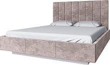 картинка Кровать АНРЭКС OLIVIA Кровать 160М с подъемником, цвет вудлайн крем/дуб анкона от магазина Tovar-RF.ru