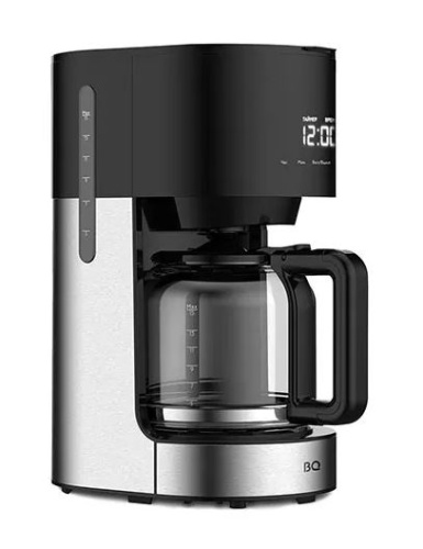 картинка кофеварка капельная bq cm1001 черный-стальной магазин Tovar-RF.ru являющийся официальным дистрибьютором в России картинка кофеварка капельная bq cm1001 черный-стальной от магазина Tovar-RF.ru
