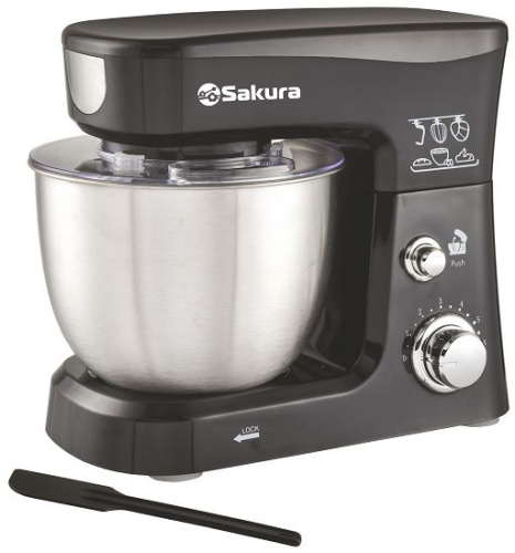 картинка миксер sakura с чашей sa-6327bk планетарный от магазина Tovar-RF.ru