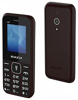 картинка телефон мобильный maxvi c27 brown от магазина Tovar-RF.ru